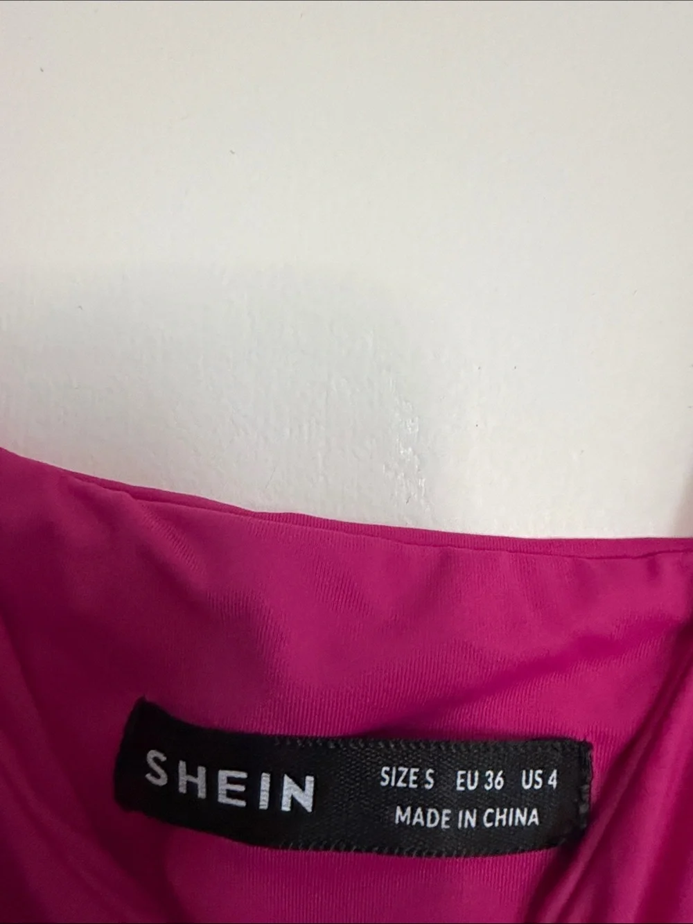 SHEIN Hot Pink Crop Tank Top